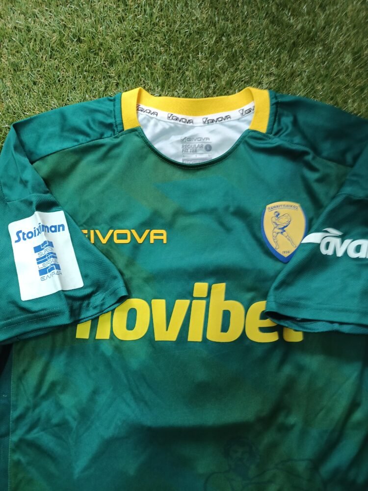 MATCH WORN SHIRT AND SIGNED CHRISTOS BELEVONIS PANAITOLIKOS F.C SEASON 2024/25 SUPER LEAGUE - Image 5