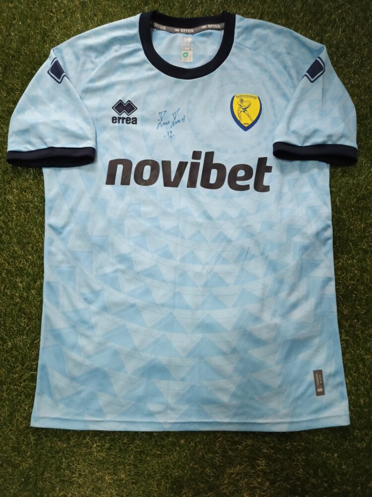 MATCH ISSUED SHIRT AND SIGNED ZIVKO ZIVKOVIC PANAITOLIKOS F.C SEASON 2025/26 SUPER LEAGUE - Image 3
