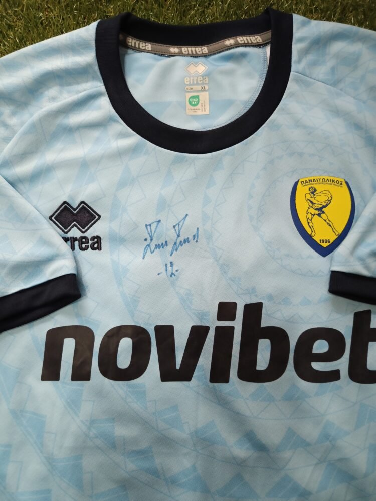 MATCH ISSUED SHIRT AND SIGNED ZIVKO ZIVKOVIC PANAITOLIKOS F.C SEASON 2025/26 SUPER LEAGUE - Image 5