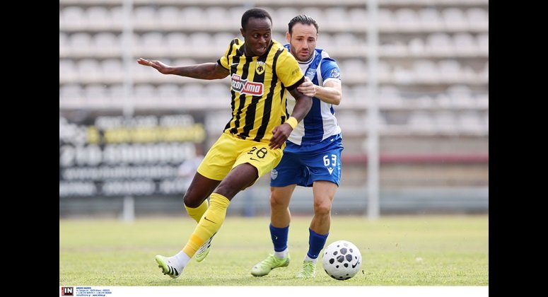 MATCH ISSUED SHIRT MOSES ODUBAJO AEK F.C SEASON 2025/26 SUPER LEAGUE