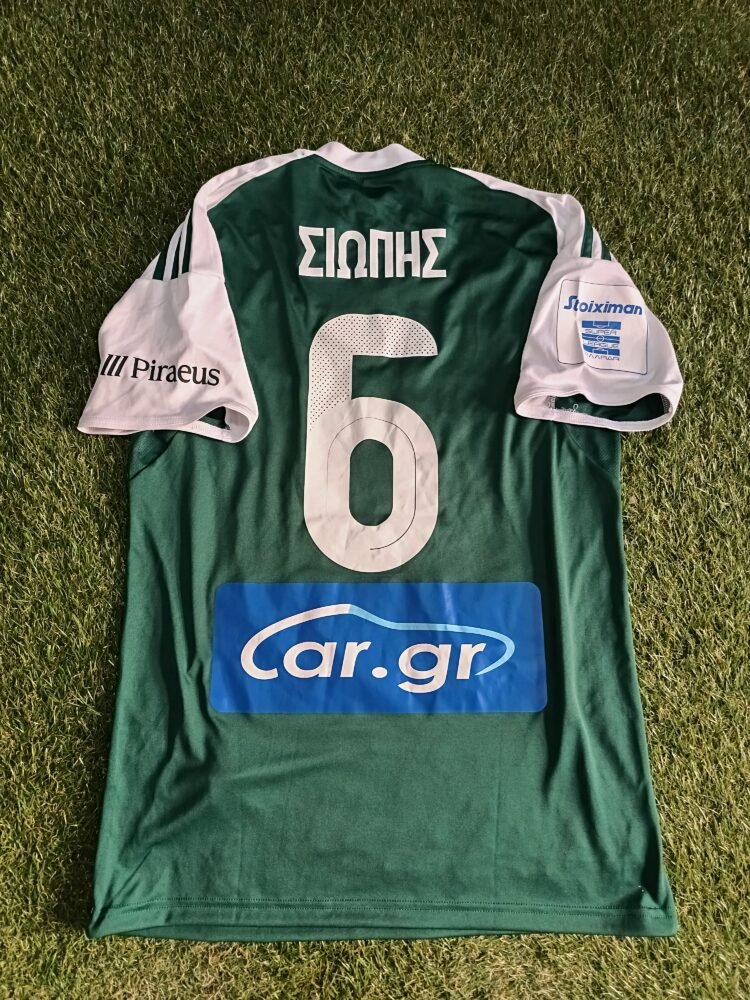 MATCH WORN SHIRT MANOLIS SIOPIS PANATHINAIKOS F.C SEASON 2025/26 SUPER LEAGUE - Image 2
