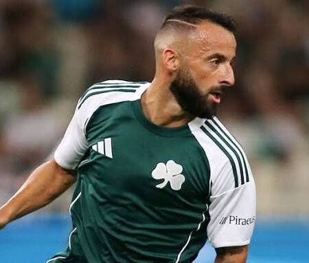 MATCH WORN SHIRT MANOLIS SIOPIS PANATHINAIKOS F.C SEASON 2025/26 SUPER LEAGUE