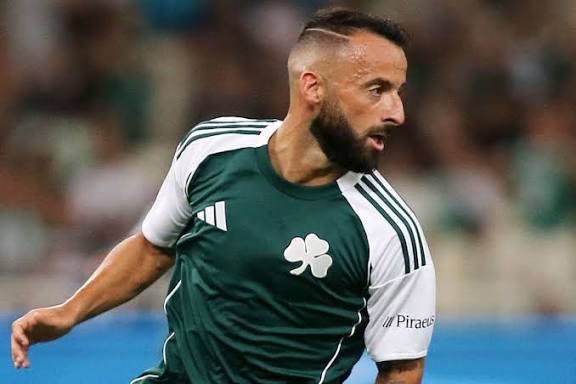 MATCH WORN SHIRT MANOLIS SIOPIS PANATHINAIKOS F.C SEASON 2025/26 SUPER LEAGUE