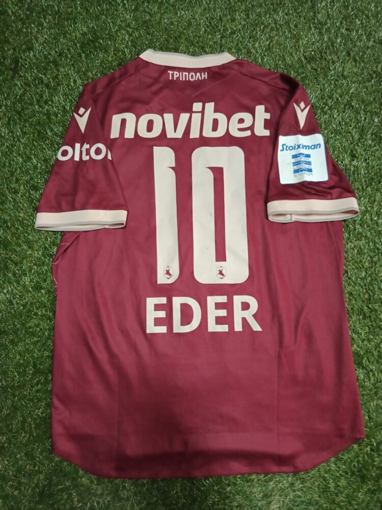 MATCH WORN SHIRT EDER ASTERAS TRIPOLIS F.C SEASON 2025/26 SUPER LEAGUE - Image 2
