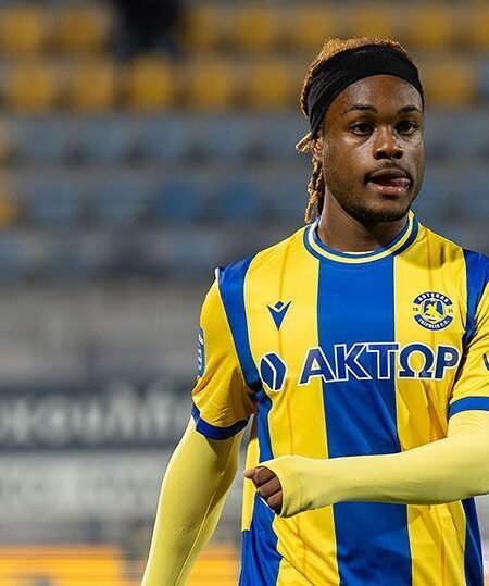 MATCH WORN SHIRT DARNELL ERIC ASTERAS TRIPOLIS F.C SEASON 2025/26 GREEK CUP