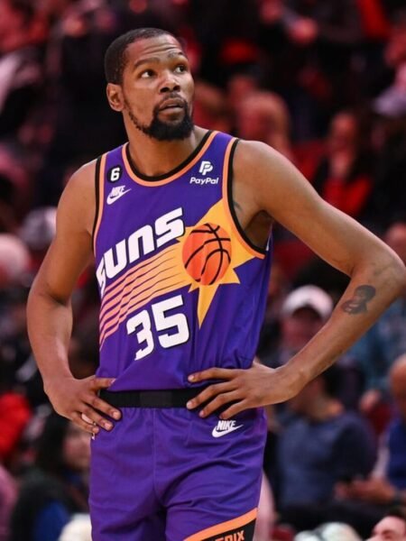 COLLECTABLE OFFICIAL NIKE JERSEY PHOENIX SUNS SIGNED BY -2X NBA CHAMPION -2X NBA FUNALS MVP  -16 NBA ALL STAR 2014 NBA MVP KEVIN DURANT COA JSA