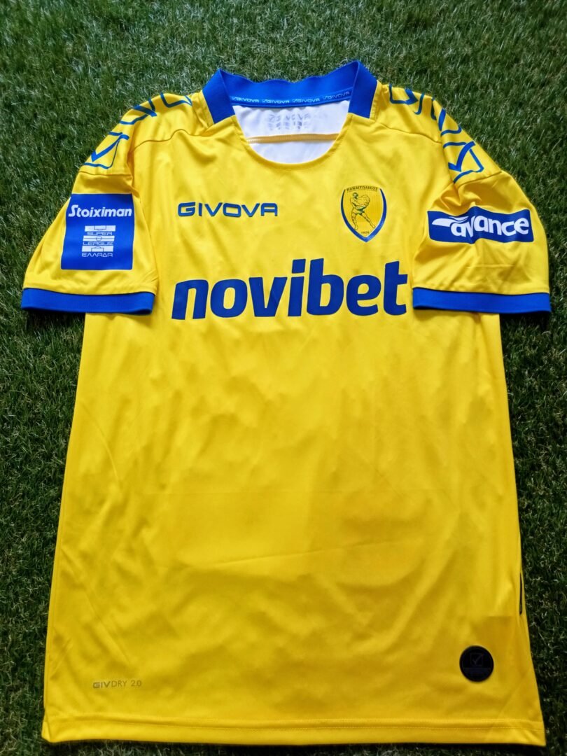 MATCH WORN SHIRT NIKOS KARELIS PANAITOLIKOS F.C SEASON 2023/24 SUPER LEAGUE - Image 3
