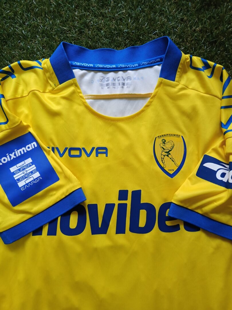 MATCH WORN SHIRT NIKOS KARELIS PANAITOLIKOS F.C SEASON 2023/24 SUPER LEAGUE - Image 5