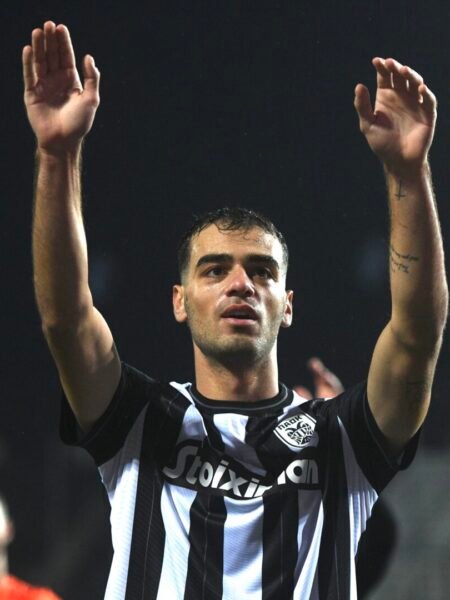 MATCH ISSUED SHIRT DIMITRIS KOTTAS PAOK - WOLSFBERGER 0-0 (07/08/25) QUAL. EUROPA LEAGUE