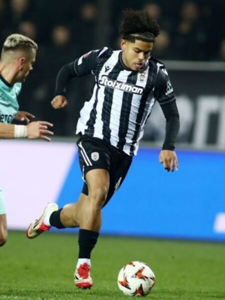 MATCH WORN SHIRT ODREI ZMRZLY PAOK - SLAVIA 2-0 (21/01/25) EUROPA LEAGUE