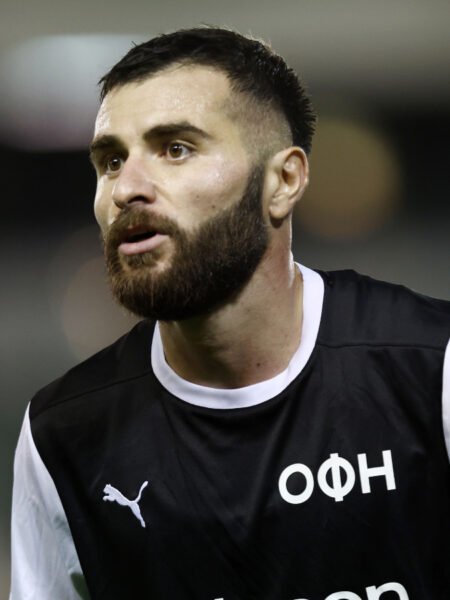 MATCH WORN OR ISSUED SHIRT LEVAN SHENGELIA OFI F.C SEASON 2025/26 SUPER LEAGUE