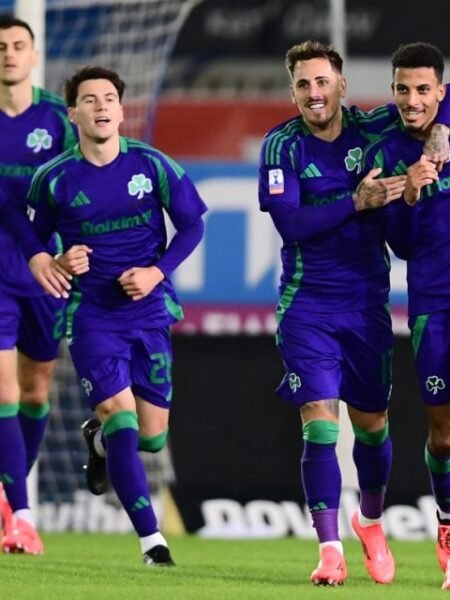 MATCH ISSUED SHIRT ANDRAZ SPORAR PANATHINAIKOS F.C SEASON 2024/25 GREEK CUP