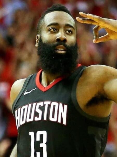 COLLECTABLE HOUSTON ROCKETS JERSEY SIGNED BY -11 NBA ALL STAR -1X NBA MVP  -6X NBA FIRST TEAM AND FUTURE HALL OF FAMER  JAMES HARDEN COA BECKETT