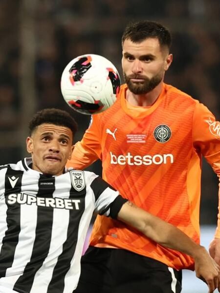 MATCH WORN SHIRT UNWASHED  TAISON PAOK - OFI 2-3 (25/04/26) GREEK CUP FINAL - COA BY EPO