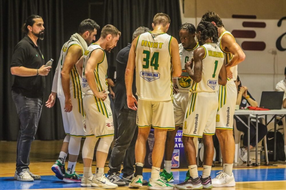 AEK LARNACA (BASKETBALL) – OFFICIAL JERSEY SIGNED BY ALL THE TEAM – SEASON 2025/2026