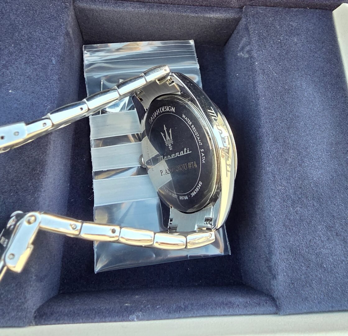 PANAGIOTIS ANDREOU – OMONOIA NICOSIA – MASERATI WRISTWATCH AWARDED TO THE BEST YOUNG PLAYER OF THE SEASON 2025/2026 - Image 6