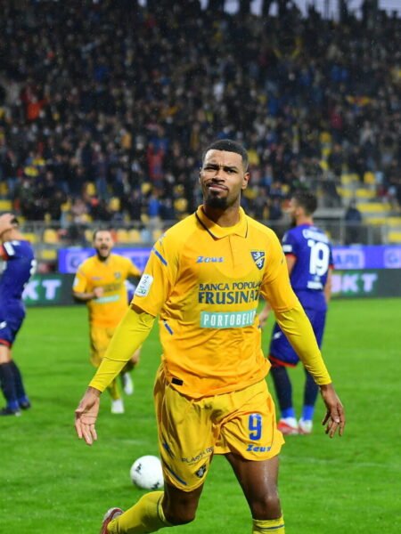 GABRIEL CHARPENTIER - FROSINONE - MATCH WORN AND SIGNED JERSEY -SERIE B - SEASON 2021/2022