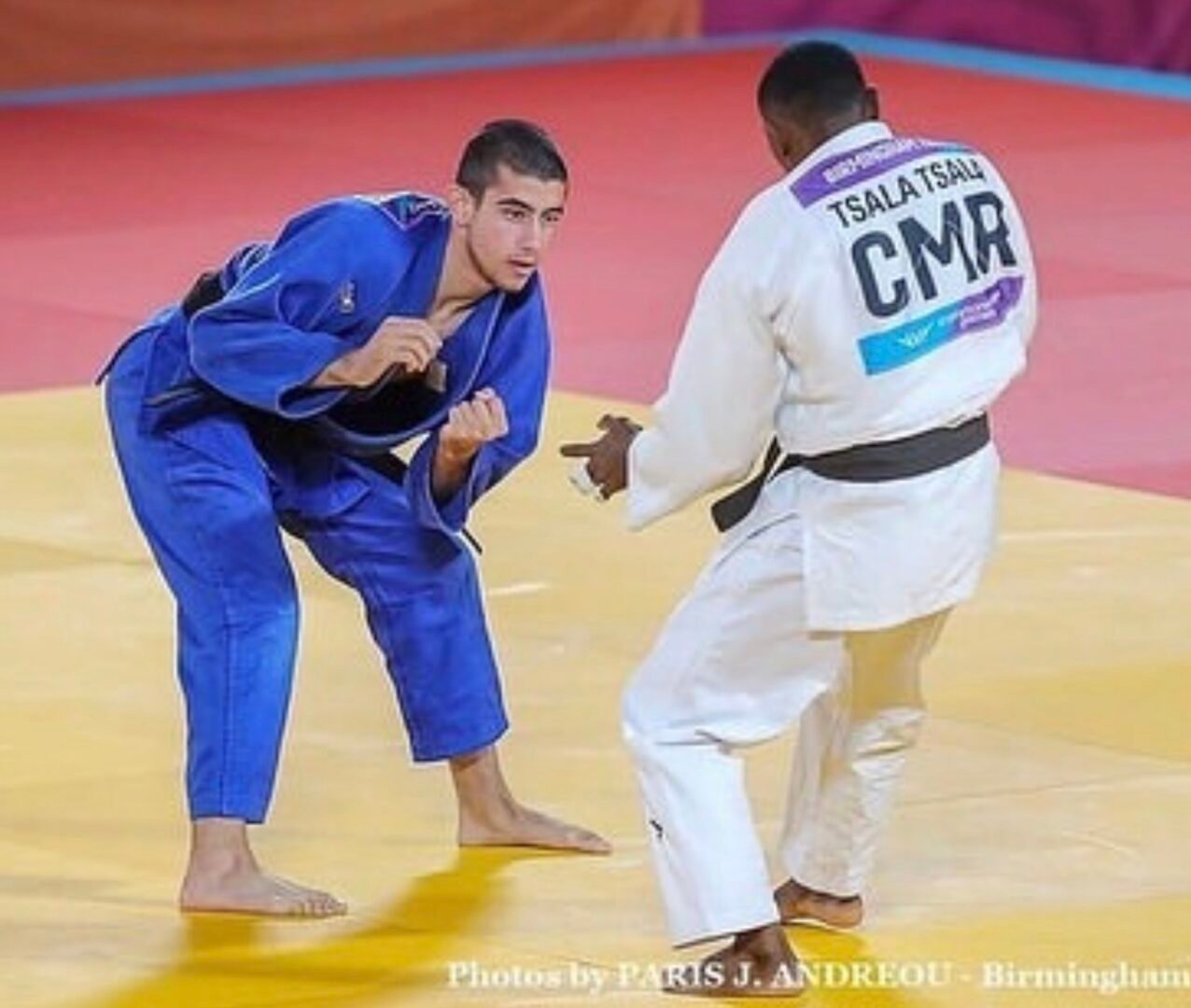 PETROS CHRISTODOULIDES – CYPRUS NATIONAL TEAM – MATCH WORN AND SIGNED UNIFORM – COMMONWEALTH GAMES 2022 – JUDO