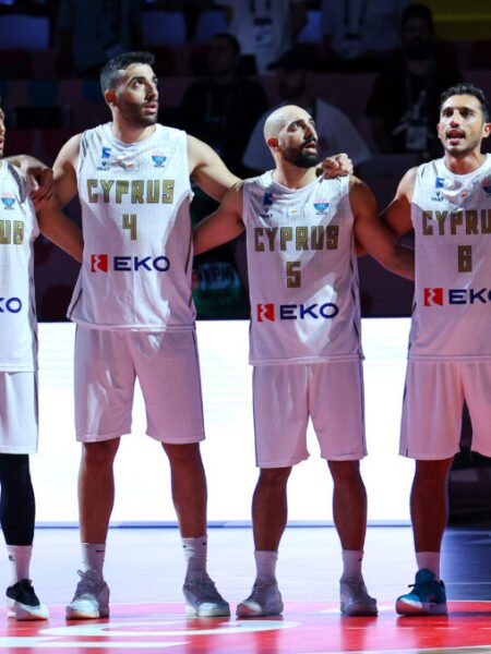 CYPRUS NATIONAL TEAM (BASKETBALL) - OFFICIAL COLLECTOR JERSEY - EUROBASKET 2025