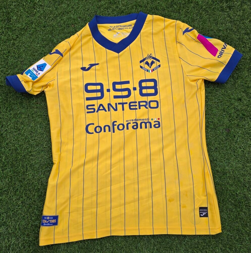 PAWEL DAWIDOWICZ – HELLAS VERONA – COLLECTOR JERSEY FOR 1984/1985 TITLE – NUMBERED 1234/1985 - Image 4