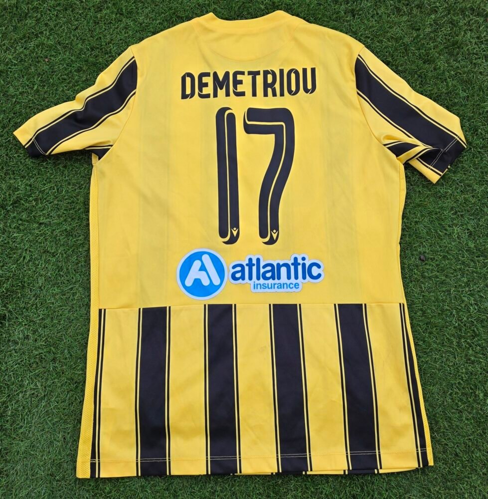 KONSTANTINOS DIMITRIOU – ASIL LYSSI – MATCH-WORN JERSEY – CYPRIOT SECOND DIVISION – SEASON 2023/2024 - Image 2