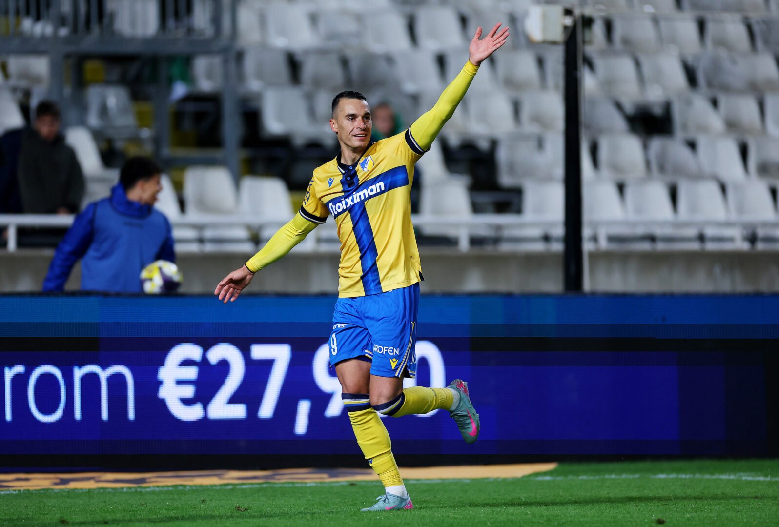 STEFAN DRAZIC – APOEL – MATCH WORN AND SIGNED JERSEY – STOIXIMAN CYPRUS LEAGUE – SEASON 2025/2026