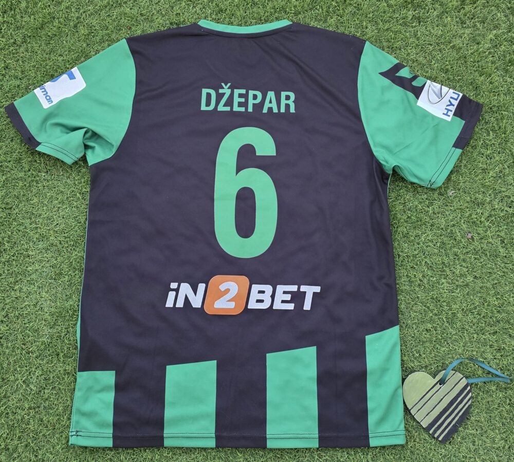 ORHAN DZEPAR – OLYMPIAKOS NICOSIA – MATCH WORN AND SIGNED JERSEY – STOIXIMAN CYPRUS LEAGUE – SEASON 2025/2026 - Image 3