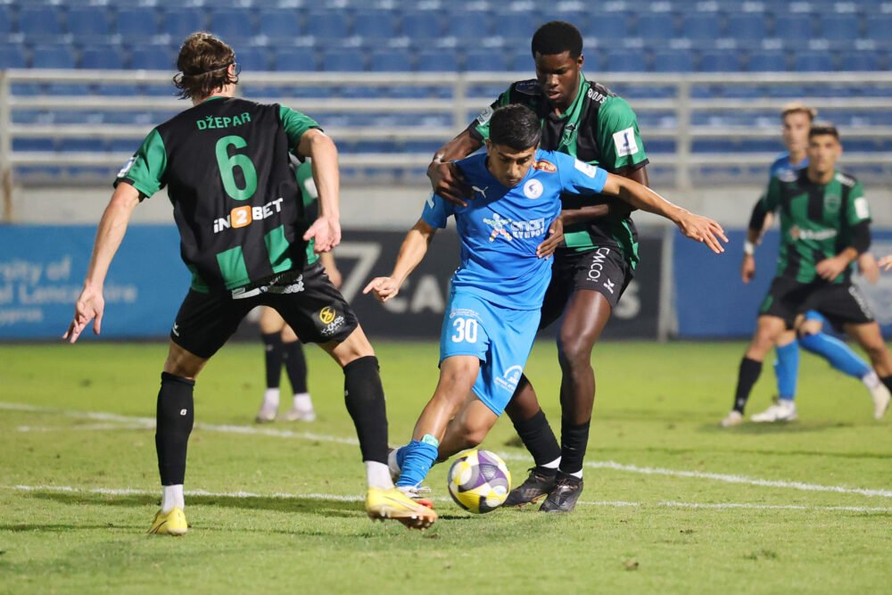 ORHAN DZEPAR – OLYMPIAKOS NICOSIA – MATCH WORN AND SIGNED JERSEY – STOIXIMAN CYPRUS LEAGUE – SEASON 2025/2026 - Image 5