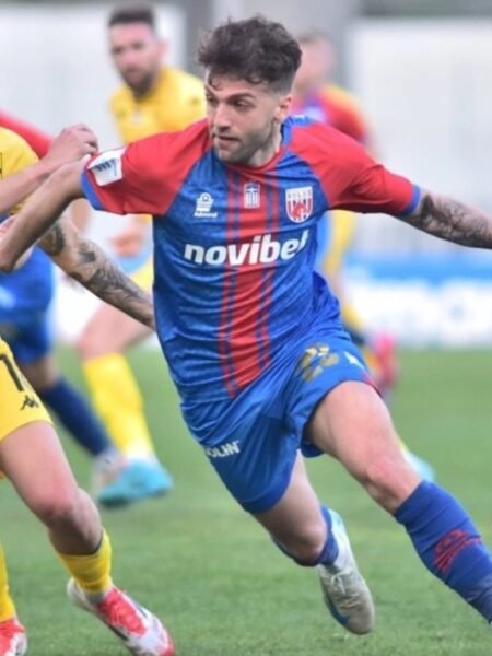 VALENTINO FATTORE - ARIS THESSALONIKI - MATCH WORN JERSEY - SUPER LEAGUE GREECE - SEASON 2024/2025