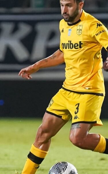 FRANCO FERRARI - ARIS THESSALONIKI – MATCH WORN JERSEY - GREEK SUPER LEAGUE - SEASON 2023/2024