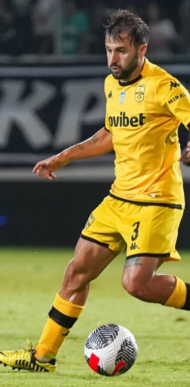 FRANCO FERRARI – ARIS THESSALONIKI – MATCH WORN JERSEY – GREEK SUPER LEAGUE – SEASON 2023/2024