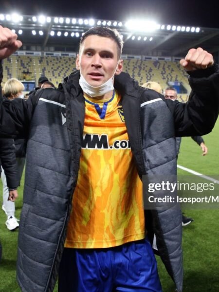 OLEKSANDR FILIPPOV - SINT-TRUIDENSE VV - MATCH-ISSUED AND SIGNED JERSEY - BELGIAN PRO LEAGUE - SEASON 2020/2021