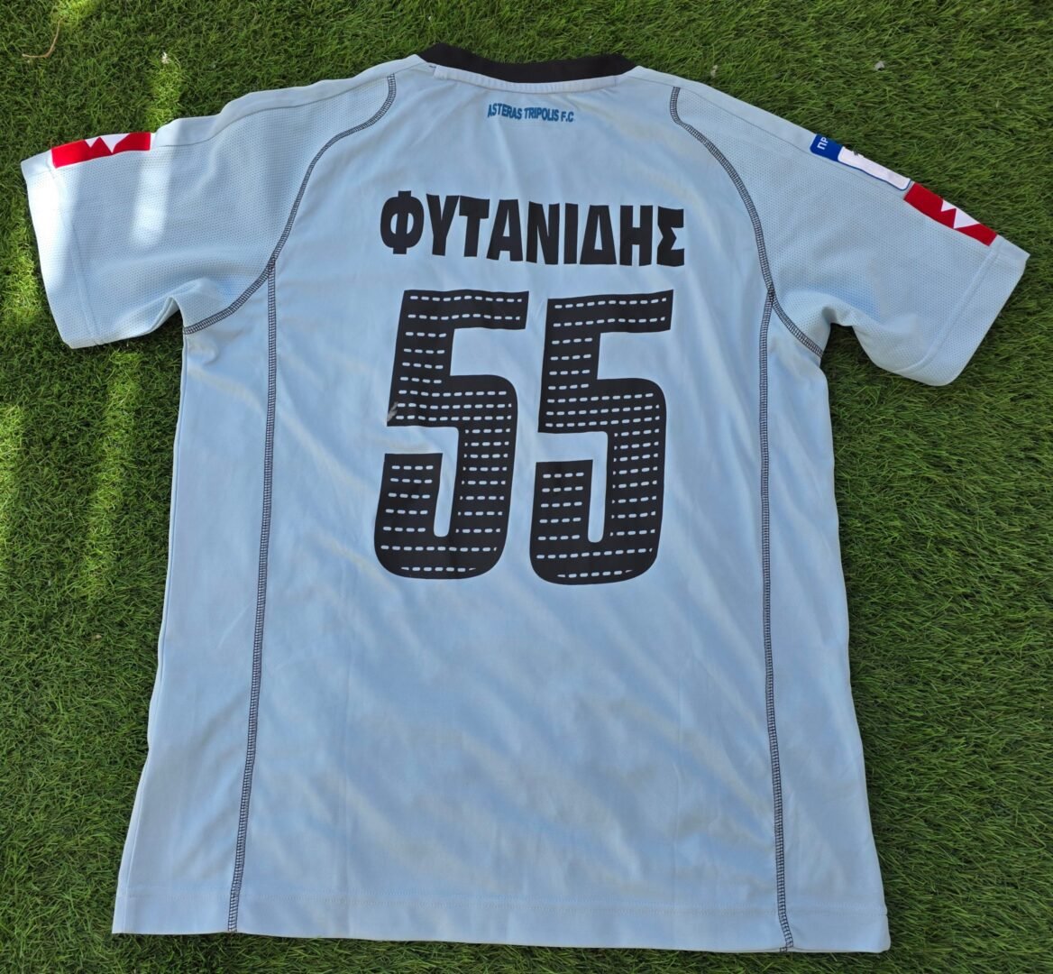 SOKRATIS FYTANIDIS – ASTERAS TRIPOLIS – MATCH WORN JERSEY – GREECE SUPER LEAGUE – SEASON 2007/2008 - Image 2