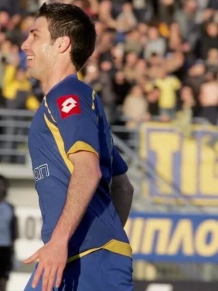 SOKRATIS FYTANIDIS - ASTERAS TRIPOLIS - MATCH WORN JERSEY - GREECE SUPER LEAGUE - SEASON 2007/2008
