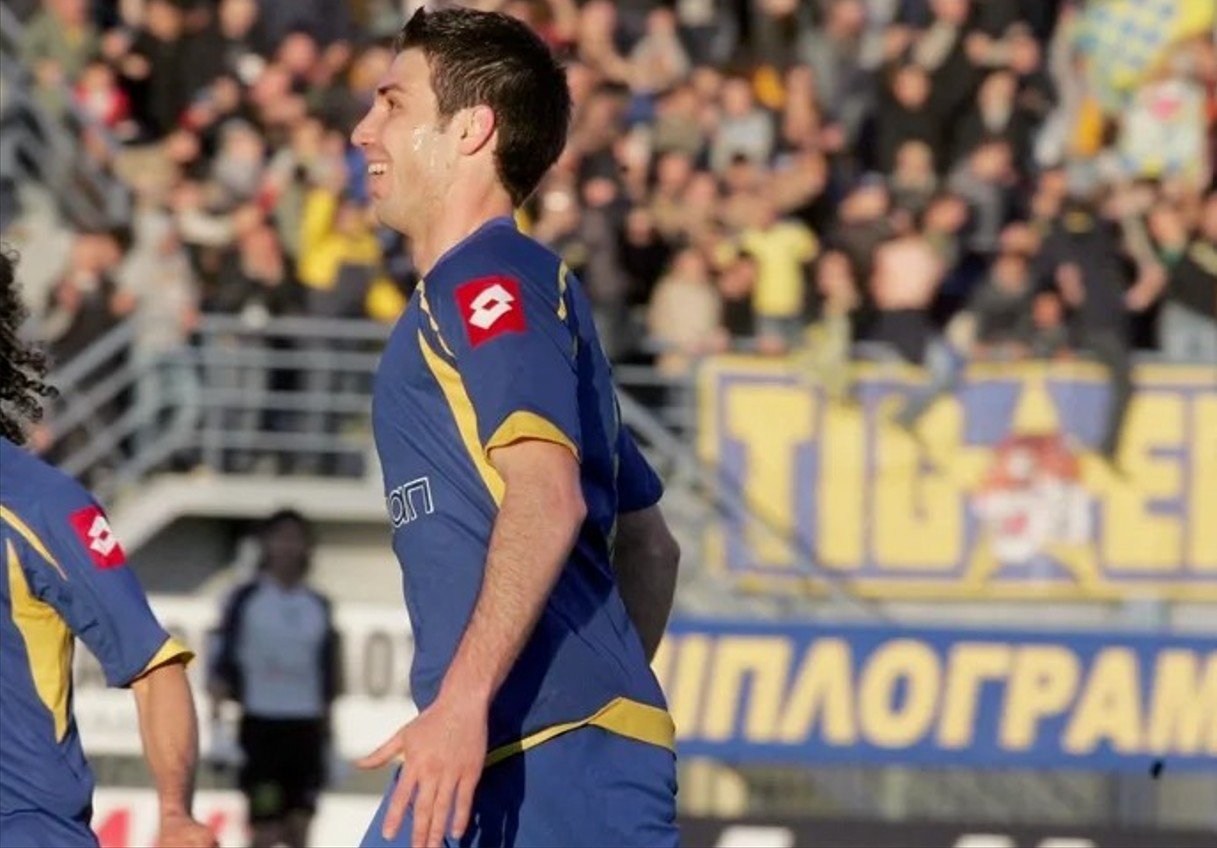 SOKRATIS FYTANIDIS – ASTERAS TRIPOLIS – MATCH WORN JERSEY – GREECE SUPER LEAGUE – SEASON 2007/2008