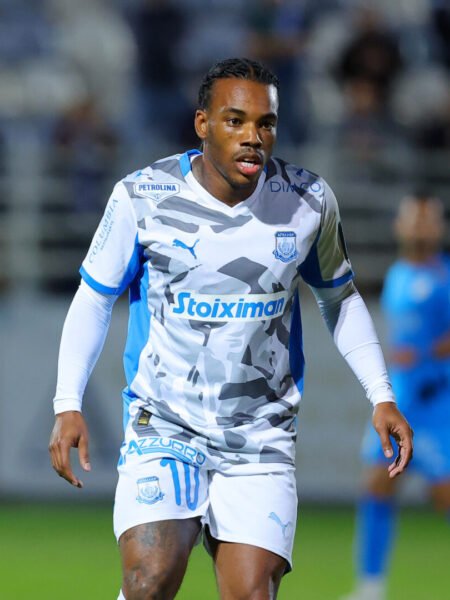 GARRY RODRIGUES –  MATCH WORN AND SIGNED JERSEY - ETHNIKOS ACHNAS VS APOLLON (0-1, 08/11/2025)