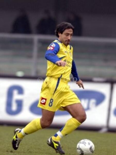 FEDERICO GIUNTI - CHIEVO VERONA – MATCH ISSUED JERSEY -SERIE Β -SEASON 2007/2008