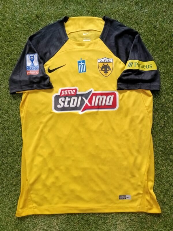 MATCH ISSUED/WORN SHIRT  ERIC LAMELA   AEK F.C SEASON 2024/25 GREEK CUP - Image 2
