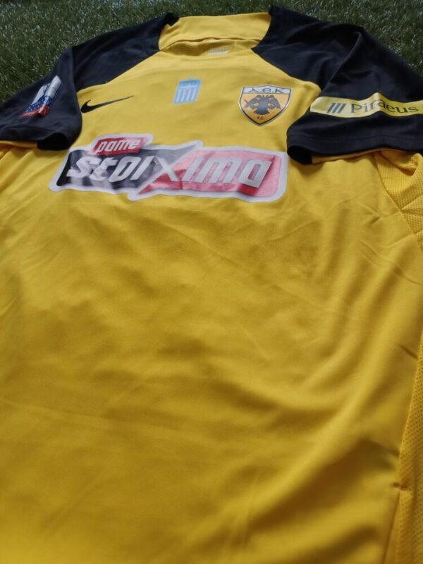 MATCH ISSUED/WORN SHIRT  LIVAI GARCIA  AEK F.C SEASON 2024/25 GREEK CUP - Image 4