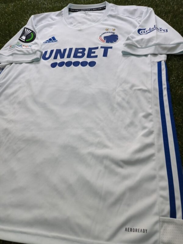 MATCH WORN/ISSUED SHIRT  DAVID KHOCHOLAVA COPENHAGEN – PAOK 1-2 (21/10/21) CONFERENCE LEAGUE - Image 4