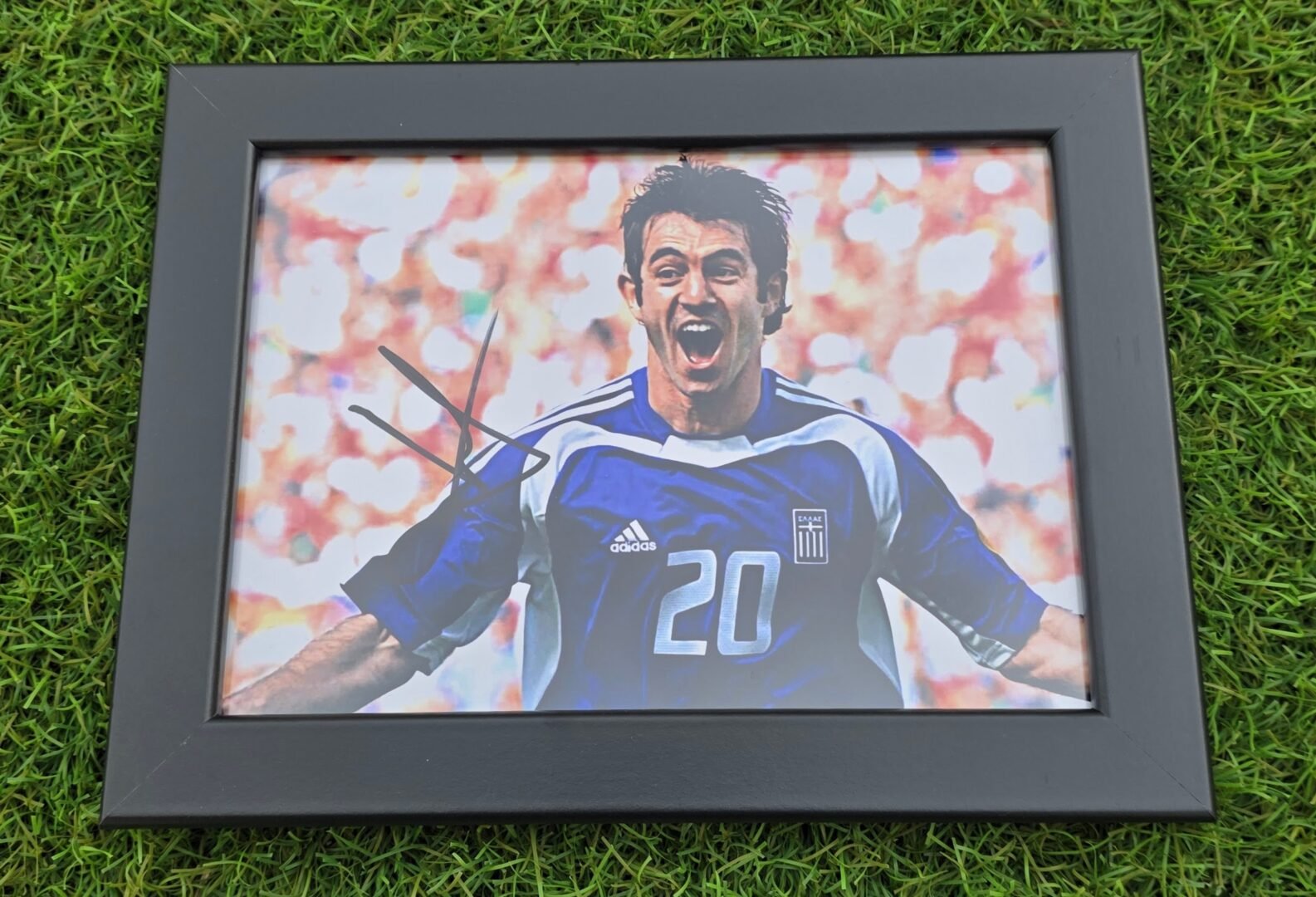 GIORGOS KARAGOUNIS – GREECE NATIONAL TEAM – HAND SIGNED FRAME - Image 3
