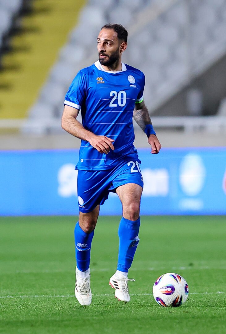 GRIGORIS KASTANOS – CYPRUS NATIONAL TEAM – MATCH WORN OR MATCH ISSUED JERSEY – CYPRUS VS MOLDOVA (3-2, 30/03/2026) – INTERNATIONAL FRIENDLY – GOALSCORER - Image 6