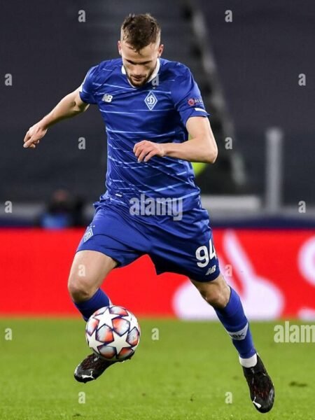 TOMASZ KEDZIORA - DYNAMO KYIV - MATCH ISSUED OR MATCH WORN JERSEY - UEFA CHAMPIONS LEAGUE - SEASON 2020/2021