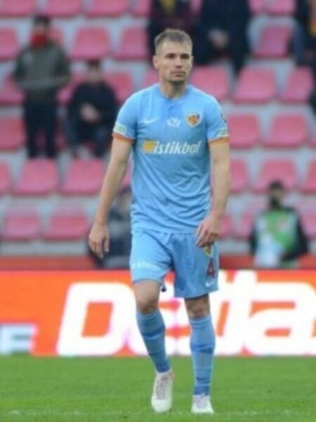 DIMITRIS KOLOVETSIOS - KAYSERISPOR - MATCH-WORN JERSEY - TURKISH SUPER LEAGUE - SEASON 2021/2022