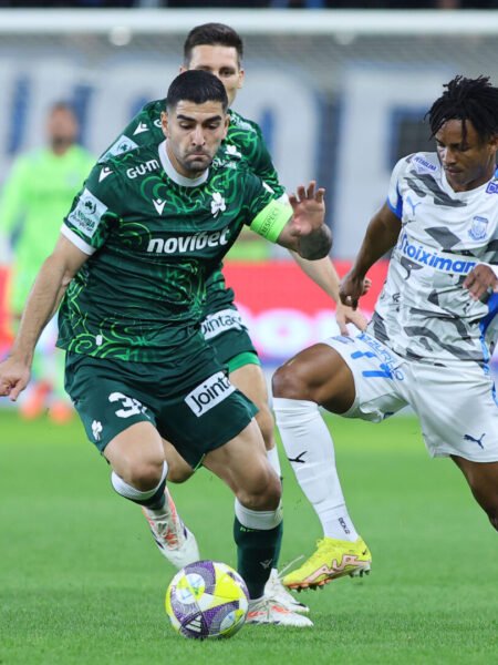 IOANNIS KOUSOULOS - OMONOIA NICOSIA - MATCH WORN OR MATCH ISSUED AND SIGNED JERSEY – APOLLON VS OMONOIA (2-0, 23/11/2025, STOIXIMAN CYPRUS LEAGUE) - SEASON 2025/2026