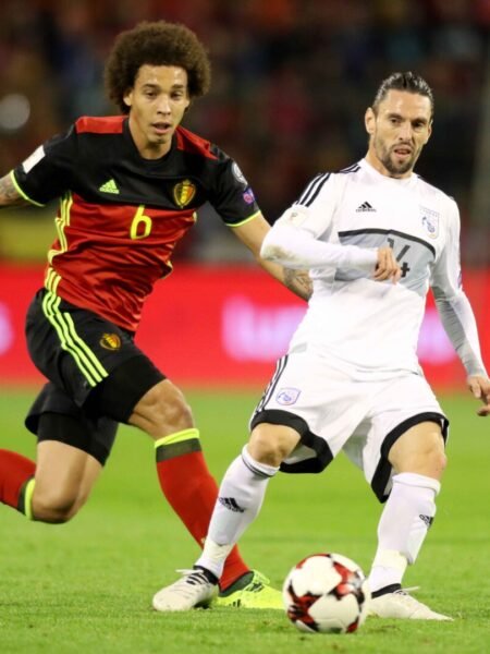 VINCENT LABAN - CYPRUS NATIONAL TEAM - MATCH WORN JERSEY - FIFA WORLD CUP 2018 QUALIFIERS