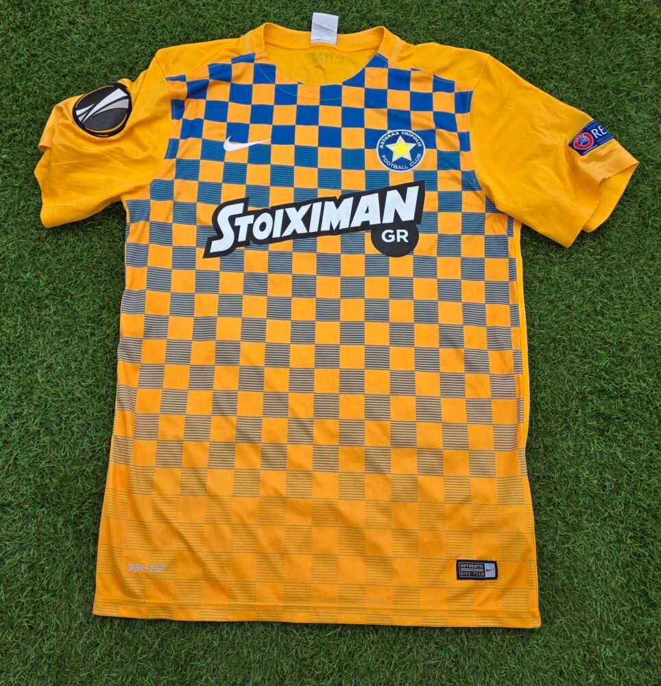 MANU LANZAROTE – ASTERAS TRIPOLIS – MATCH-WORN AND SIGNED JERSEY – EUROPA LEAGUE – SEASON 2015/2016 - Image 3