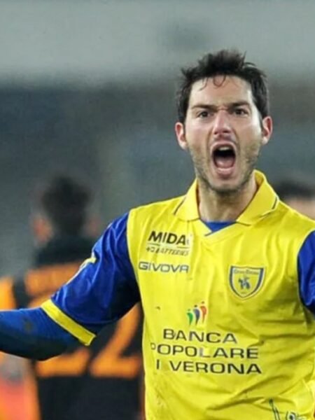 ANDREA MANTOVANI - CHIEVO VERONA - MATCH WORN JERSEY - SERIE A - SEASON 2005/2006