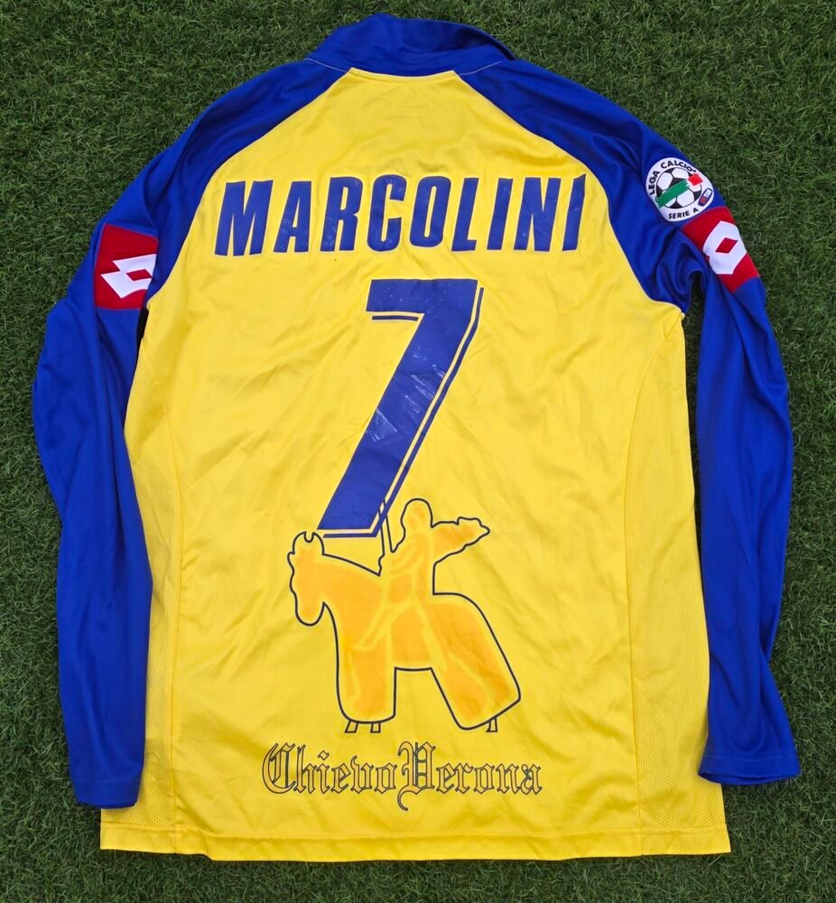 MICHELE MARCOLINI – CHIEVO VERONA – MATCH-WORN JERSEY – SERIE A – SEASON 2008/2009 - Image 2