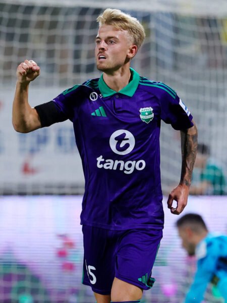 ROSS MCCAUSLAND - ARIS LIMASSOL - MATCH WORN AND SIGNED JERSEY - STOIXIMAN CYPRUS LEAGUE - SEASON 2025/2026